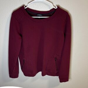 Le Chateau Women's Maroon Sweatshirt -288sku